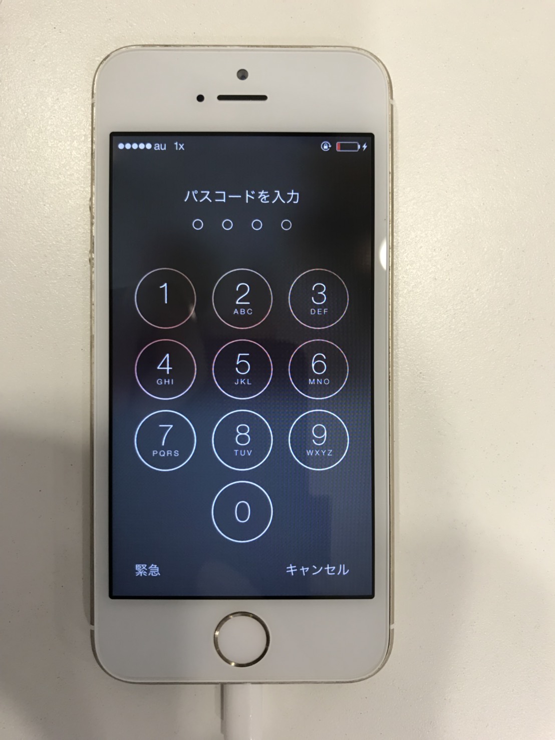 iPhone5s ガラス割れ 修理後