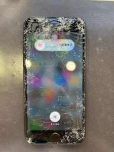 iPhone7　ガラス交換　ガラス修理