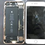 iPhone8Plusのピンクゴールドの画面修理です💑　即日修理できます！スマップル北九州小倉店です🙌✨