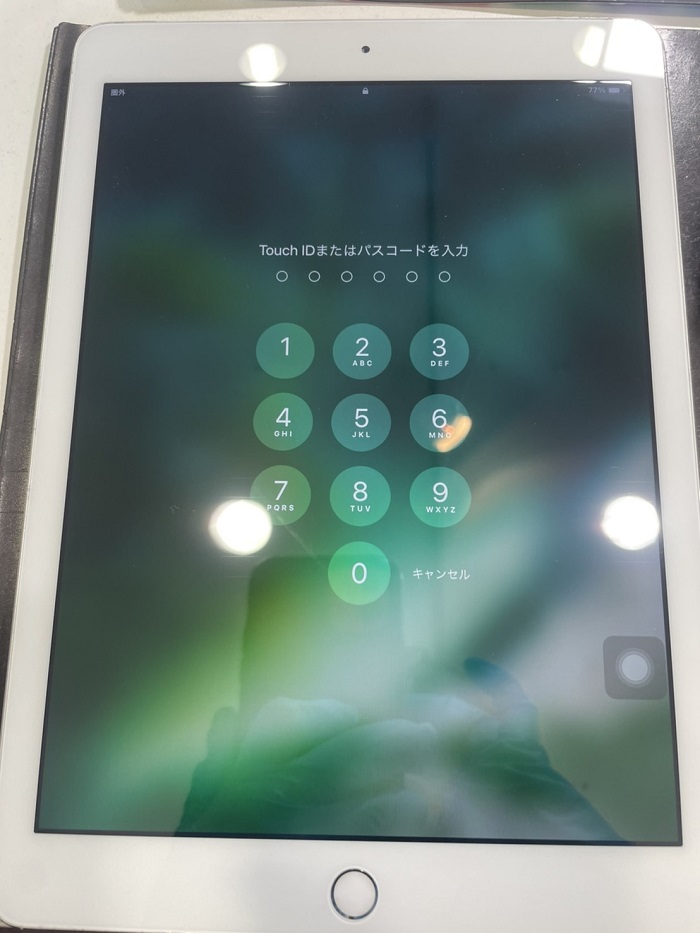 iPad　アイパッド　タブレット　画面　ガラス　修理　小倉　福岡