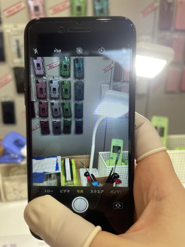 iPhone7　アイホン　カメラ　揺れ　外カメラ　波打つ　修理　小倉　北九州