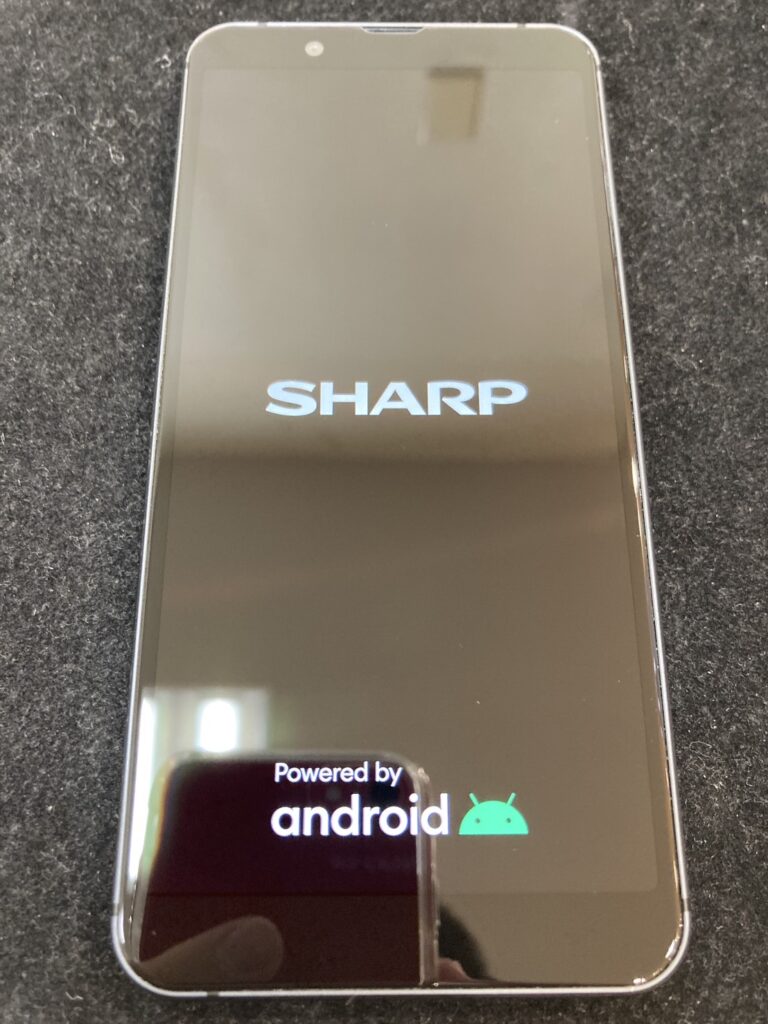 綺麗になおったスマホ